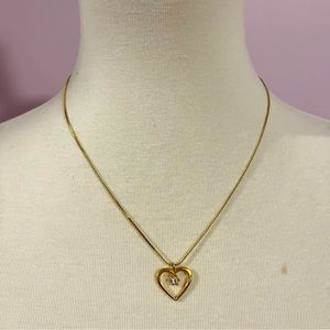 Dainty Gold Heart Necklace